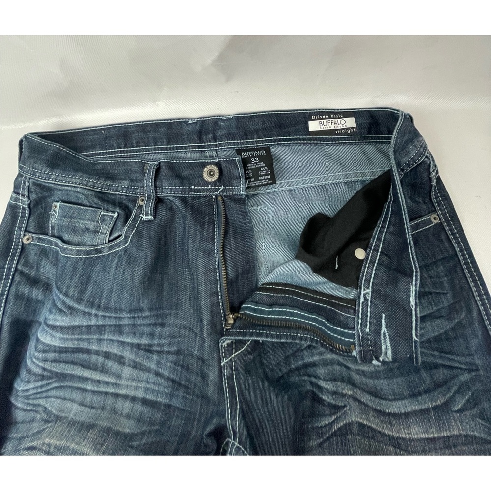 Buffalo David Straight Driven Basic Blue Denim Si… - image 7